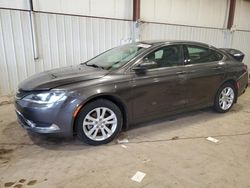 Salvage cars for sale at Pennsburg, PA auction: 2016 Chrysler 200 Limited