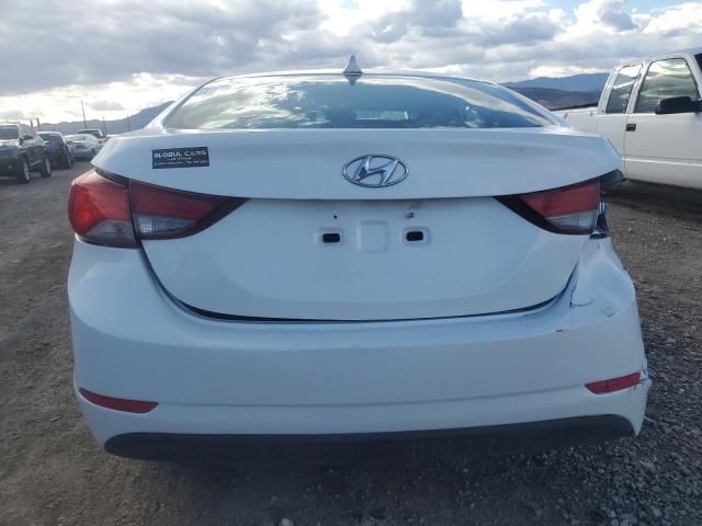 2016 Hyundai Elantra SE