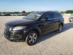 Salvage cars for sale at San Antonio, TX auction: 2014 Audi Q7 Premium