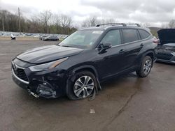 Salvage cars for sale at Marlboro, NY auction: 2022 Toyota Highlander XLE