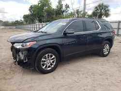 Vehiculos salvage en venta de Copart Riverview, FL: 2019 Chevrolet Traverse LT