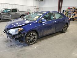 Salvage cars for sale at Windham, ME auction: 2014 Toyota Corolla L