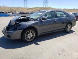 Salvage cars for sale from Copart Littleton, CO: 2007 Honda Accord SE