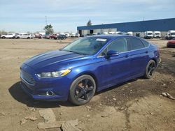 Salvage cars for sale at Woodhaven, MI auction: 2016 Ford Fusion SE