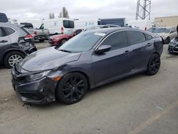 Salvage cars for sale from Copart Hayward, CA: 2019 Honda Civic Sport