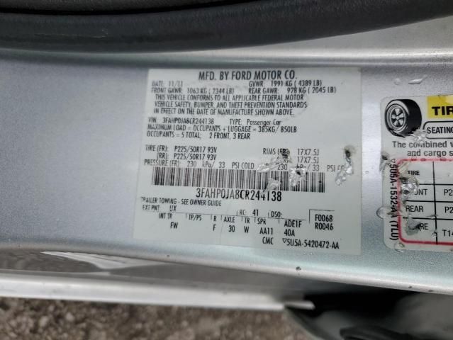 2012 Ford Fusion SEL