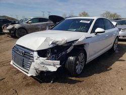 Salvage cars for sale from Copart Elgin, IL: 2017 Audi A4 Premium