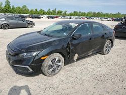 Honda salvage cars for sale: 2020 Honda Civic LX