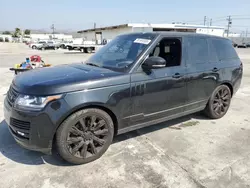 Salvage cars for sale from Copart Sun Valley, CA: 2016 Land Rover Range Rover Supercharged