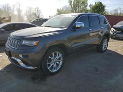 Jeep salvage cars for sale: 2015 Jeep Grand Cherokee Summit