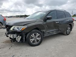 Salvage cars for sale at West Palm Beach, FL auction: 2017 Nissan Pathfinder S