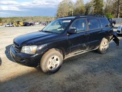 Salvage cars for sale at Concord, NC auction: 2006 Toyota Highlander