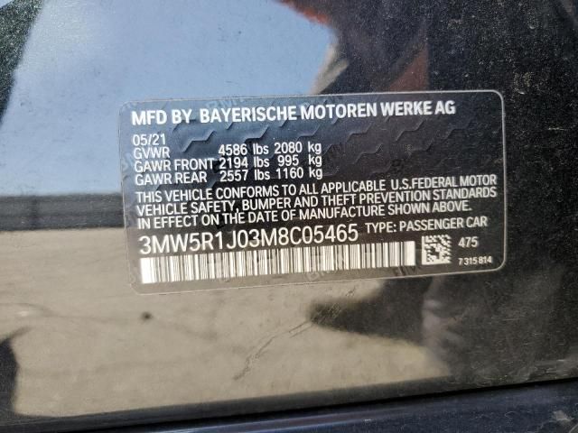 2021 BMW 330I