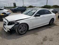Salvage cars for sale at Miami, FL auction: 2020 Mercedes-Benz C 43 AMG