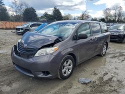 Salvage cars for sale from Copart Madisonville, TN: 2012 Toyota Sienna LE
