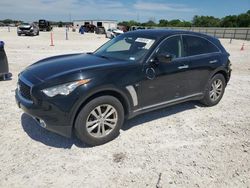 Salvage cars for sale at New Braunfels, TX auction: 2017 Infiniti QX70