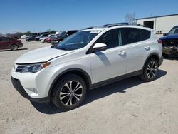 Salvage cars for sale from Copart Kansas City, KS: 2015 Toyota Rav4 Limited