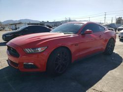 Salvage cars for sale from Copart Sun Valley, CA: 2017 Ford Mustang GT