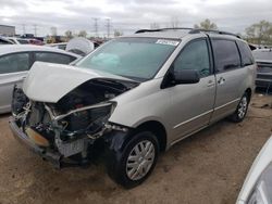 Salvage cars for sale from Copart Elgin, IL: 2005 Toyota Sienna CE