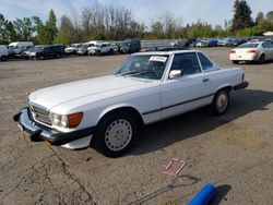 Salvage cars for sale from Copart Portland, OR: 1989 Mercedes-Benz 560 SL