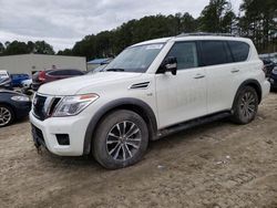 Salvage cars for sale at Seaford, DE auction: 2020 Nissan Armada SV