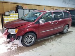 Salvage cars for sale at Kincheloe, MI auction: 2013 Chrysler Town & Country Touring L