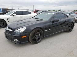 Salvage cars for sale from Copart Grand Prairie, TX: 2009 Mercedes-Benz SL 550