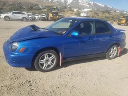 Salvage cars for sale at Reno, NV auction: 2002 Subaru Impreza WRX