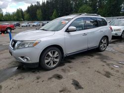 Salvage cars for sale from Copart Arlington, WA: 2013 Nissan Pathfinder S