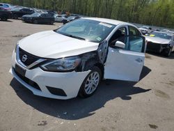 Salvage cars for sale from Copart Glassboro, NJ: 2019 Nissan Sentra S