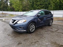 Salvage cars for sale from Copart Arlington, WA: 2015 Nissan Murano S