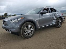 Salvage cars for sale at San Martin, CA auction: 2014 Infiniti QX70