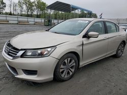 Honda salvage cars for sale: 2013 Honda Accord LX