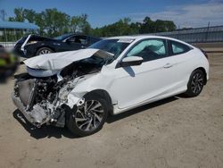 Salvage cars for sale from Copart Spartanburg, SC: 2017 Honda Civic LX