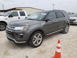 Salvage cars for sale from Copart Temple, TX: 2019 Ford Explorer Limited