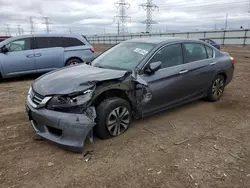 Salvage cars for sale at Elgin, IL auction: 2015 Honda Accord LX
