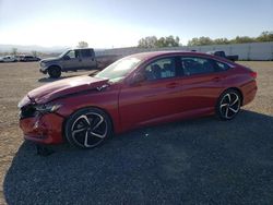 Salvage cars for sale from Copart Anderson, CA: 2021 Honda Accord Sport