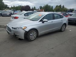 Salvage cars for sale from Copart Woodburn, OR: 2014 Ford Fusion S