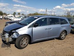 Salvage cars for sale at auction: 2012 Honda Odyssey EX