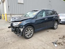 Salvage cars for sale at West Mifflin, PA auction: 2017 Toyota Rav4 Limited