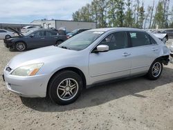 Salvage cars for sale from Copart Arlington, WA: 2004 Honda Accord LX