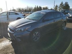 Salvage cars for sale at Denver, CO auction: 2020 KIA Forte FE