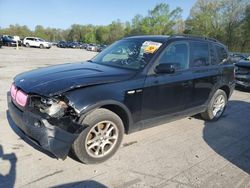 Salvage cars for sale at Ellwood City, PA auction: 2005 BMW X3 2.5I