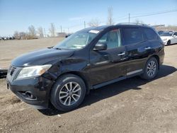 Salvage cars for sale from Copart Montreal Est, QC: 2014 Nissan Pathfinder S