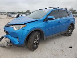 Salvage cars for sale at San Antonio, TX auction: 2016 Toyota Rav4 XLE