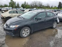 Salvage cars for sale at Portland, OR auction: 2014 Honda Civic LX