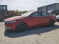 Salvage cars for sale at Duryea, PA auction: 2017 Ford Fusion SE Phev