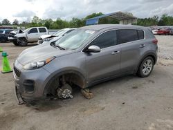 Salvage cars for sale at Florence, MS auction: 2017 KIA Sportage LX