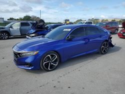 Salvage cars for sale at Orlando, FL auction: 2021 Honda Accord Sport SE