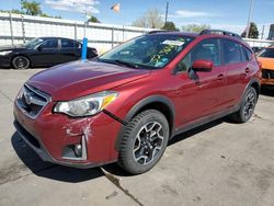 Subaru Crosstrek salvage cars for sale: 2016 Subaru Crosstrek Premium